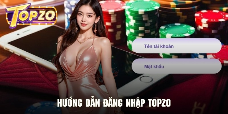 Quy trình thao tác để đăng nhập Topzo đảm bảo thành công
