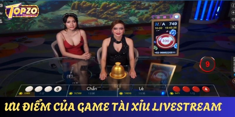 Tài xỉu livestream tại nhà cái Topzo có điểm gì nổi bật